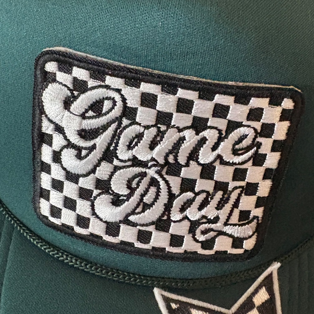 NEW TRUCKER HAT - WITH PATCHES  - GAME DAY - 🧢✨ - Picture 5 of 6